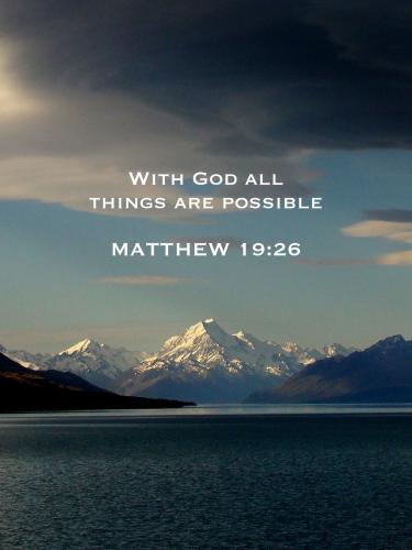 FAITH - Matthew 19.26