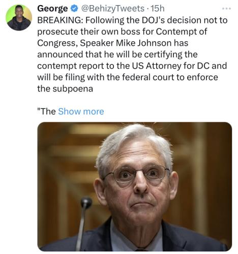 It sucks to be Merrick Garland