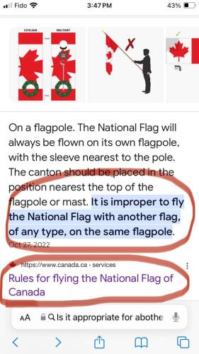 flying our flag