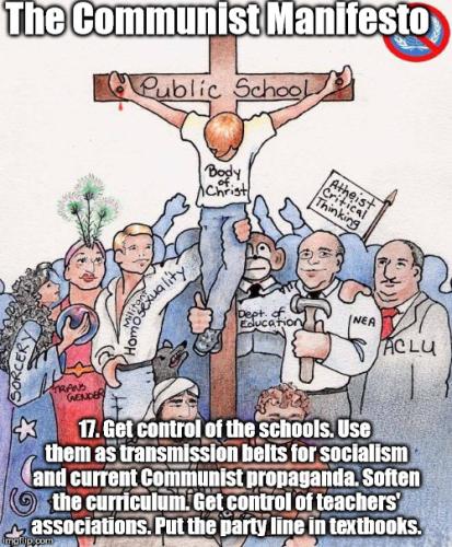 45  communist manifesto schools