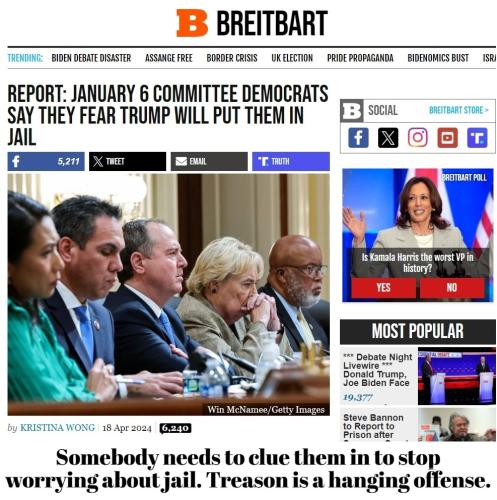 Treason is a hanging offense Breitbart