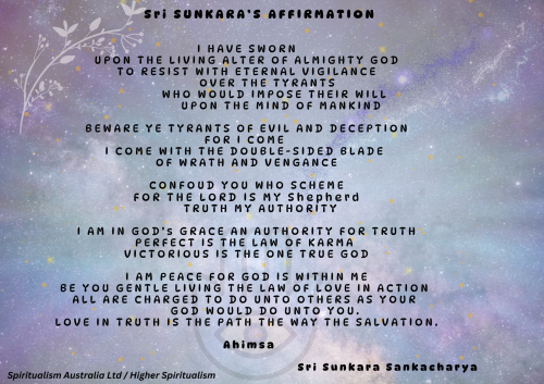 SUNKARA’S AFFIRMATION