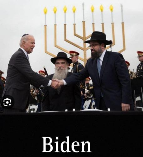 Biden with jews