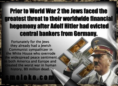 Hitler evicted the bankers