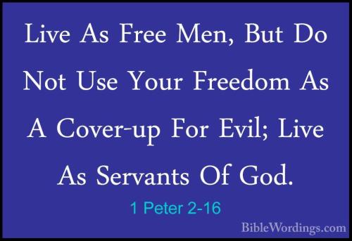 1 Peter 2_16