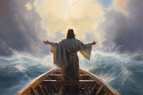 Jesus calms the storm