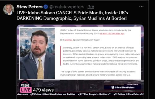 Stew Peters LIVE screenshot