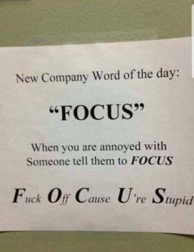 focus