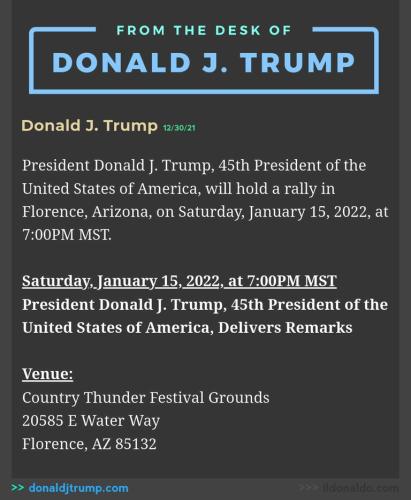 TRUMP RALLY 1-15-2022
