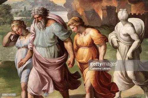 the-destruction-of-sodom-and-gomorrah-the-loggia-of-raphael-hermitage-picture-id538215200