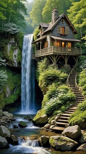 Pristine water millhouse