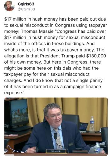 CONGRESSIONAL SEX PAYOFFS 2012