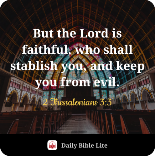 FAITH - 2 Thessalonians 3.3