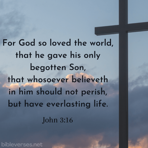 FAITH - John 3.16 KJV