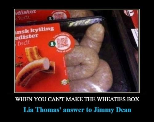 When you can't make the Wheaties box Lia Thomas demotivational.960px