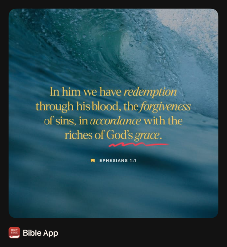 FAITH - Ephesians 1.7 NASB