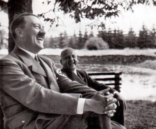 Hitler  laughing