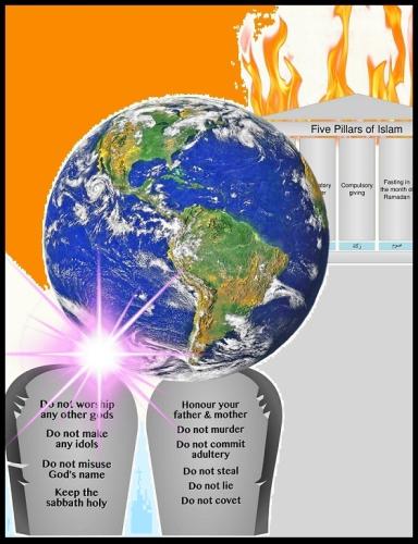 5 Pillars of Islam or 10 Commandments