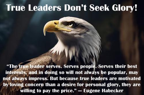 1-Leaders Don't Seek Glory
