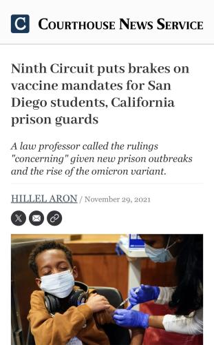 court vs vax mandates