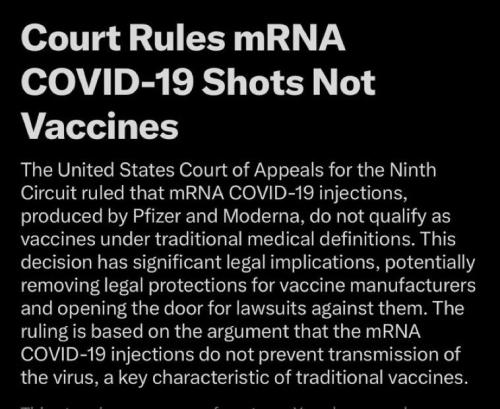 covid 19 vax not vax