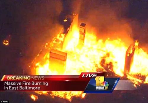 baltimore burning