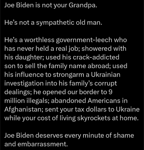 biden shame me