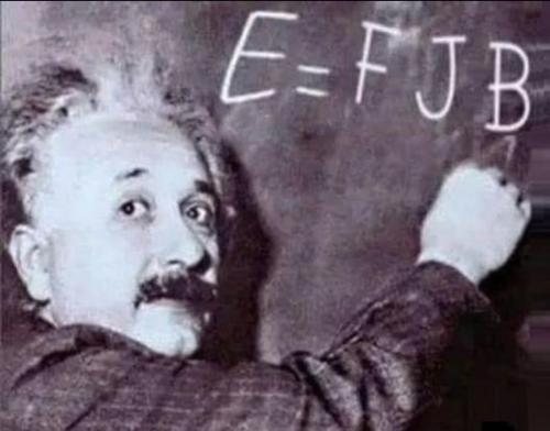 einstein e is fjb