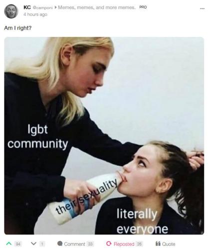 force feeding lgbt