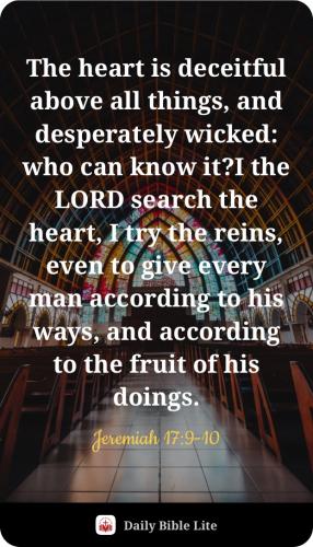 FAITH - Jeremiah 17.9-10