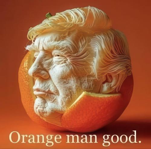 Orange Man Good 1