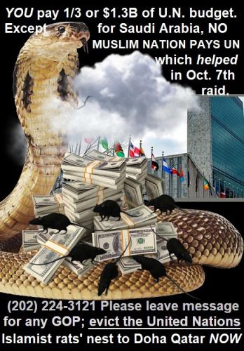 EVICT U.N. RATS NEST