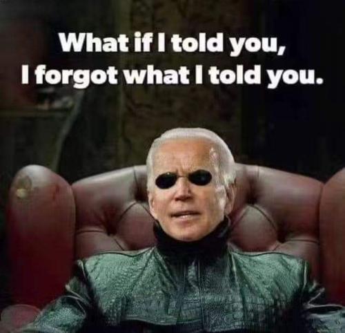Biden forgot