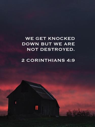 FAITH - 2 Corinthians 4.9 NASB