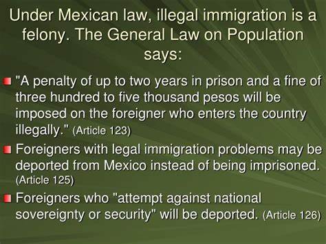 MEXICAN IMMIGRATION LAWS 2