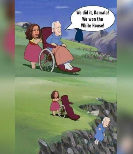 kamala harris biden in wheelchair