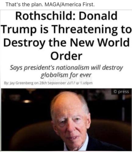 Trump destroy NWO