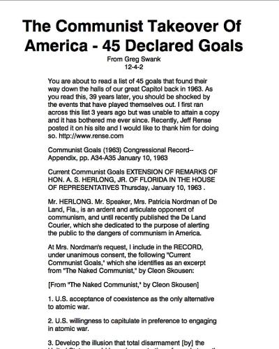 45 DECLARED GOALS