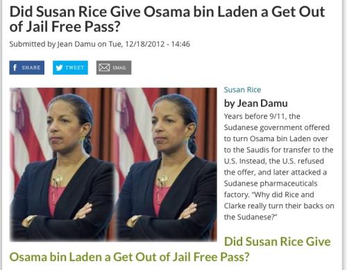 susan rice osama in laden