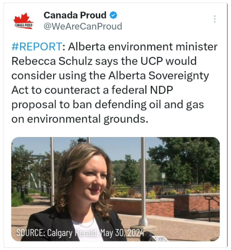 Alberta environment minister