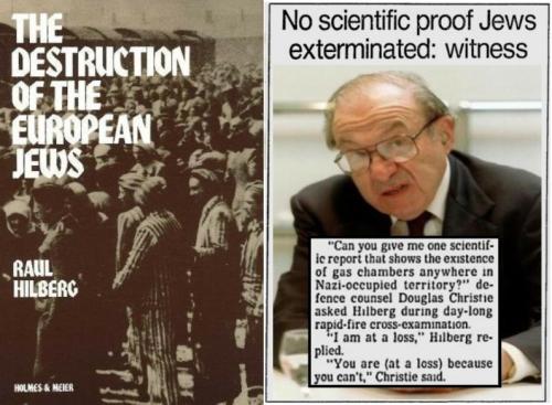 No scientific evidence exists jews were exterminated