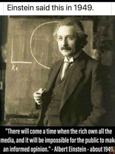 Einstein said