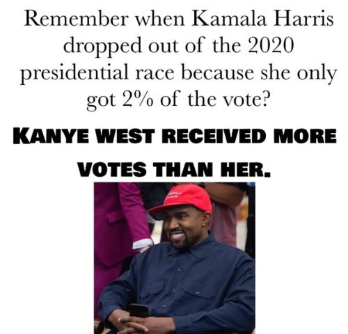 KAMI HARRIS 2% VOTE