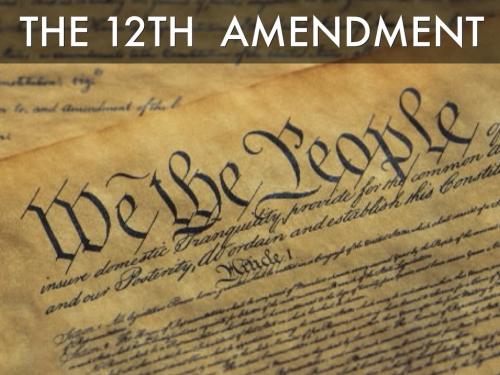 12 AMENDMENT