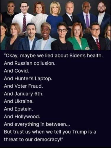 they lied