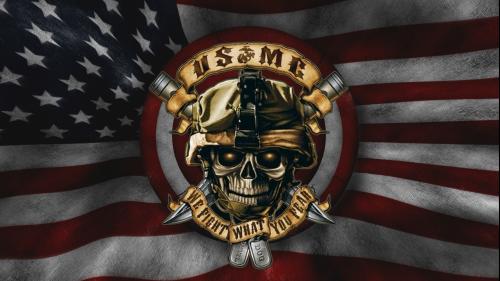 USMC american flag