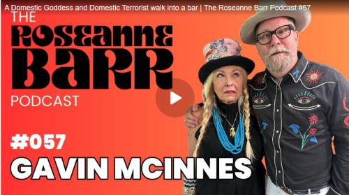 Roseann Barr podcast screenshot
