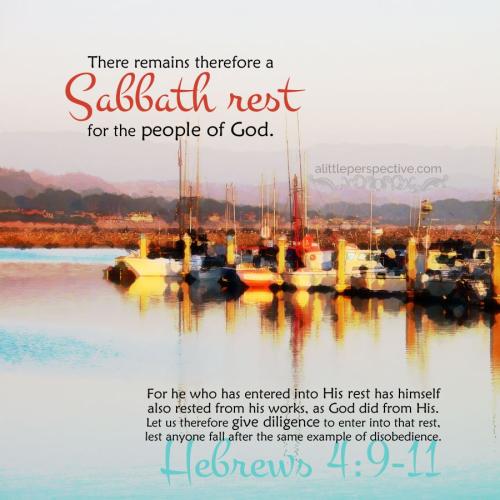 FAITH - Hebrews 4.9-11