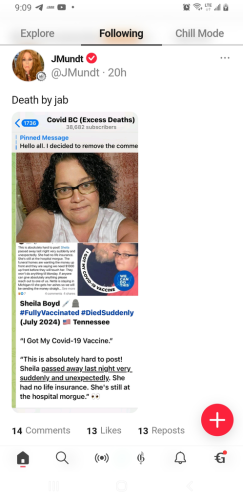 Vaxxed and died suddenly