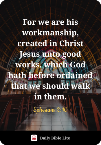 FAITH - Ephesians 2.10